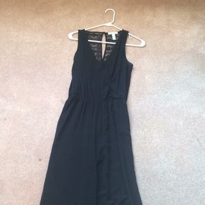 Black One piece pant suit